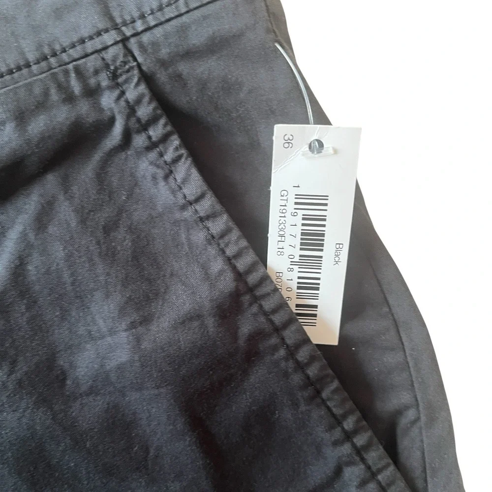 NWT Amazon Essentials Men's Size 36 Black‎ Chino Shorts 100% Cotton Casual 5